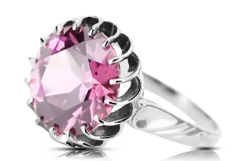 Sterling silver 925 Amethyst Ring Vintage style vrc035s